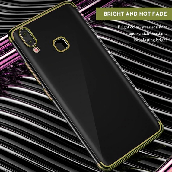 Samsung Galaxy A40 Kılıf CaseUp Laser Glow Gold 5